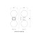 Z-Lite Laurent Outdoor Wall, 2-Light, 12 In.W x 13 In.L x 30 In.H, Black/Clear Seedy 599B2-BK - alternate 5